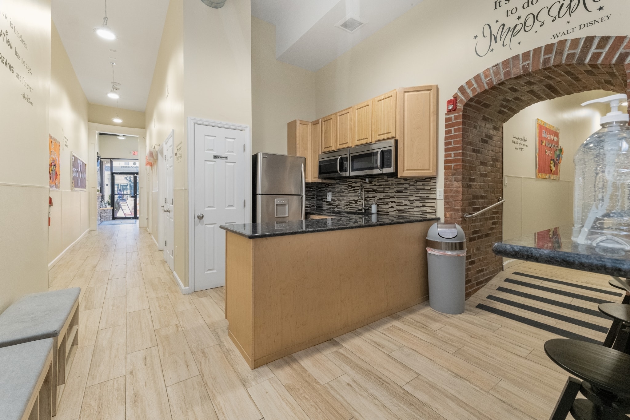 Campus hallway